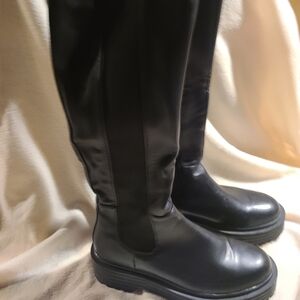 Black Knee-High Boots Azalea Wang